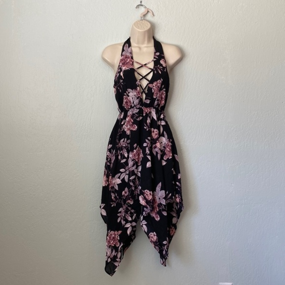 Charlotte Russe asymmetrical‎ midi size small